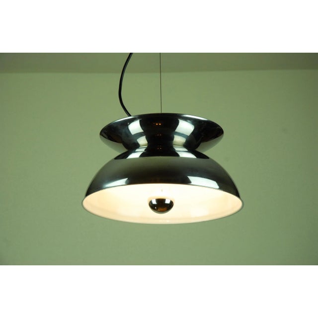 Silver Italian Concentrica Pendant by Studio 6G for Guzzini For Sale - Image 8 of 11