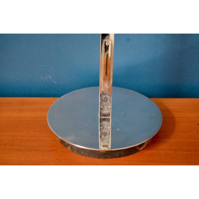 Chromed Metal Architect Table Lamp, 1960s For Sale - Image 13 of 14