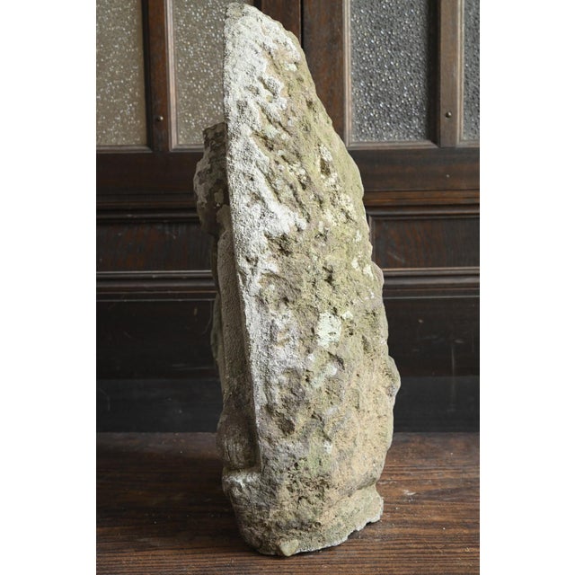 Antique Japanese Stone Buddha Statue of Nyoirin Kannon (Seated) / Edo Period / Created in 1731 For Sale - Image 10 of 12