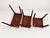 Brown Nesting Tables in Rosewood by Severin Hansen for Haslev Møbelsnedkeri, Denmark, 1960s, Set of 3 For Sale - Image 8 of 14