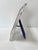 Transparent Vintage Heavy Cut Crystal Picture Frame With Fluted Art Deco Design For Sale - Image 8 of 9