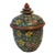 Vintage Benjarong Porcelain Lidded Vessel For Sale