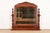 A gorgeous French Provincial or French Country carved solid cherry wood dresser top vanity swing mirror By Thomasville...