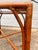 Vintage 6 Piece Rattan Glass Top Dining Set With 4 Chairs, Two With Arms For Sale - Image 11 of 12