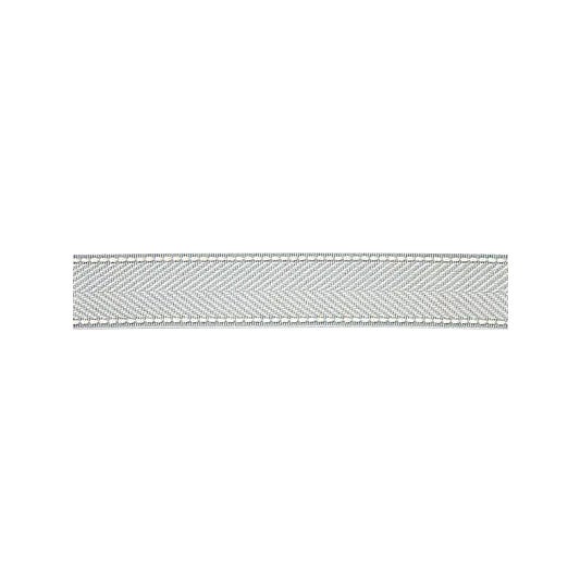 Traditional Sample, Scalamandre Montauk Herringbone Tape, Mineral Fabric For Sale - Image 3 of 3