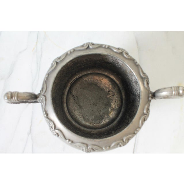 Antique Victorian Quadruple-Plate Footed Lidded Sugar Bowl For Sale - Image 10 of 12