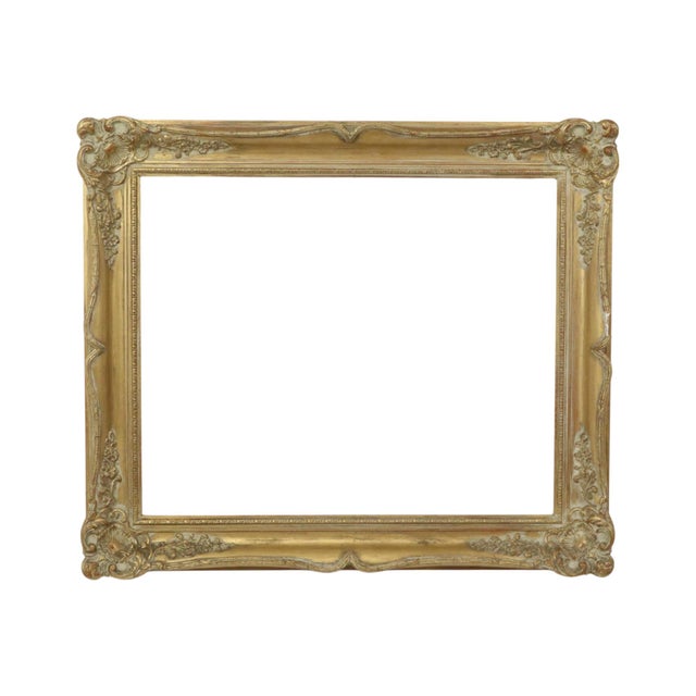 Baroque-Style Picture Frame in Pine For Sale - Image 16 of 16