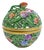 Vintage Herend Round Floral & Berry Bonbonniere For Sale