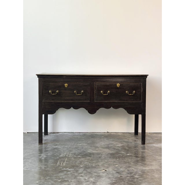 English 18th Century English Oak Server/Console Table For Sale - Image 3 of 7