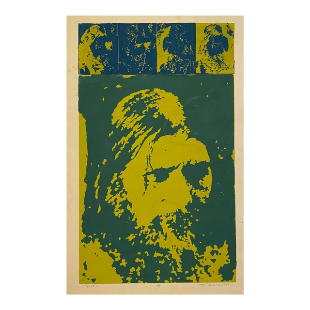 1972 Tony Bradley Negation Serigraph For Sale