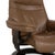 Modern Set of Voyager Lounge Chair Brown with Stool in Leather from Stressless For Sale - Image 3 of 3
