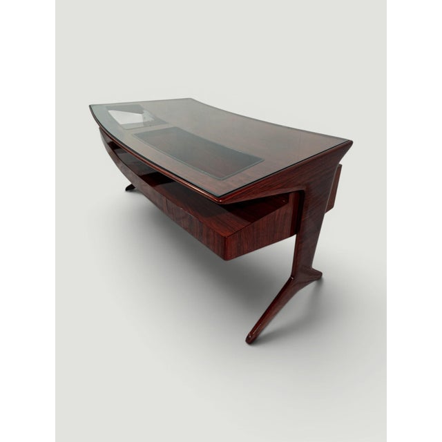 Mid-Century Italian Presidential Executive Desk by Vittorio Dassi, 1956 For Sale - Image 18 of 18