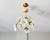 Mid 20th Century Italian Handmade Porcelain & White Murano Glass Daisy Chandelier For Sale - Image 6 of 18