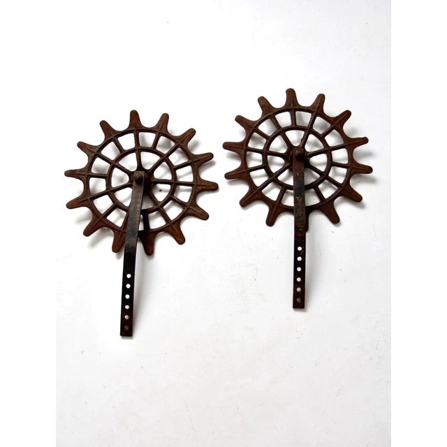 Vintage Farm Closing Wheels a Pair Chairish