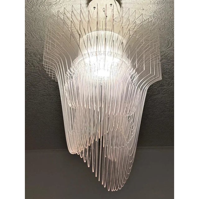 Acrylic Chandelier by Zaha Hadid For Sale - Image 5 of 10