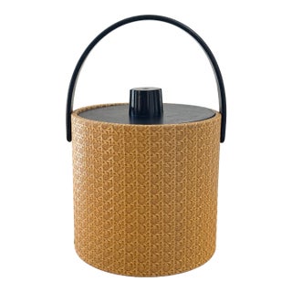 Mid-Century Cane Pattern Bucket For Sale