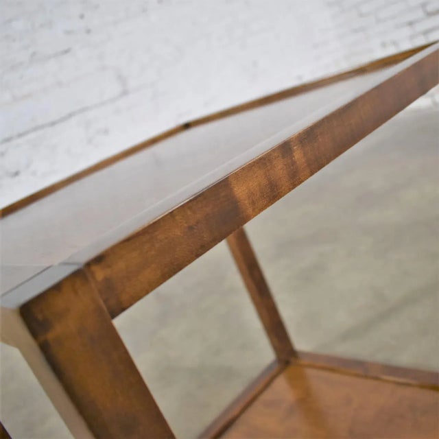 Small Mid Century Modern Cube Like Side End or Occasional Table For Sale - Image 10 of 13
