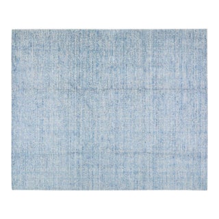 Early 21st Century Modern Minimalist Hand Loomed Rug With Soft Texture,9'X12' For Sale