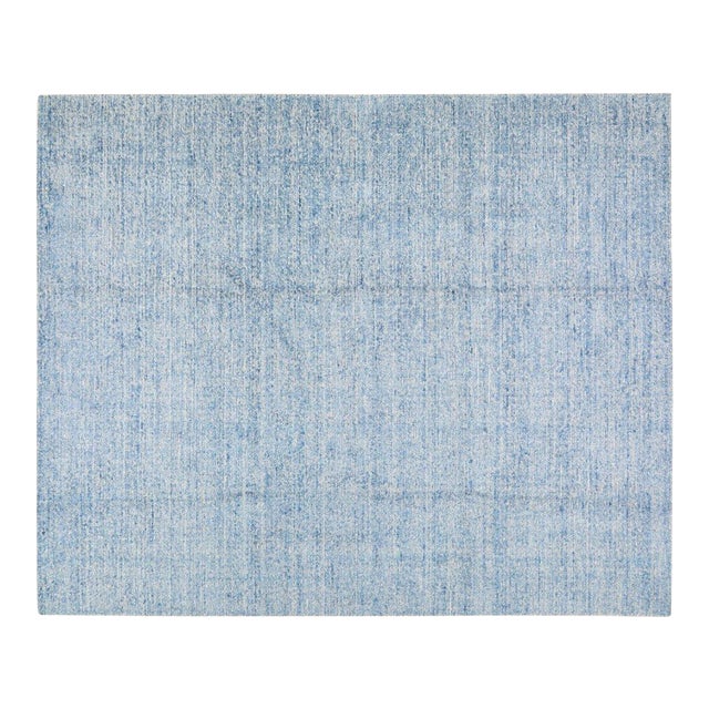 Early 21st Century Modern Minimalist Hand Loomed Rug With Soft Texture,9'X12' For Sale