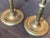 Tall Antique English Brass Candlesticks - A Pair For Sale - Image 10 of 13