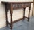 Early 20th Century Spanish Carved Console Table with Fluted Legs For Sale - Image 4 of 18