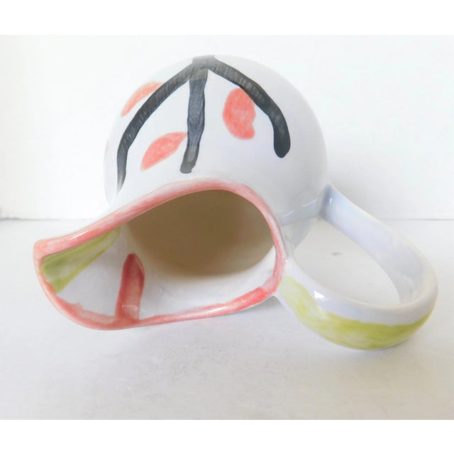 1970s 1970s Vintage Ceramic Artist-Signed Farmhouse Tree Creamer For Sale - Image 5 of 12