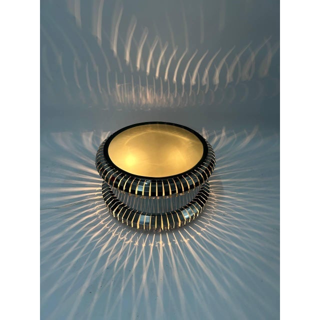 Reggiani Space Age Backlit Table Lamp by Goffredo Reggiani for Reggiani, 1970s For Sale - Image 4 of 4