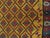 Late 19th Century 1890s Yellow Geometric Tribal Antique Caucasian Kazak Rug 4'0" X 7'4" Handknotted Wool Carpet For Sale - Image 5 of 5