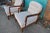 Brown Set of French Art Deco Chairs, 1930s For Sale - Image 8 of 11