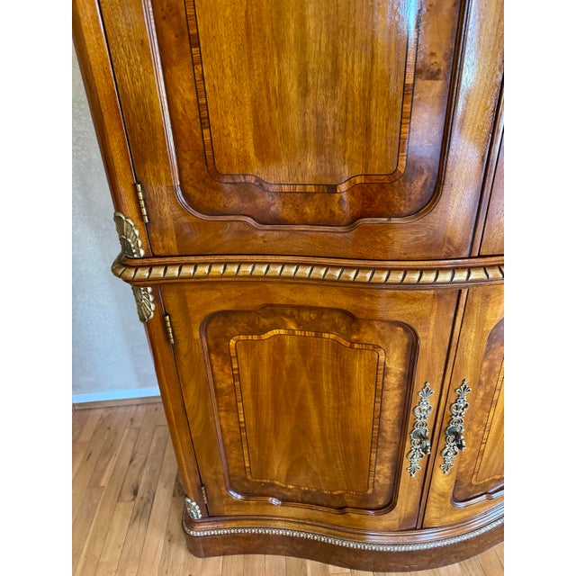 Henredon Armoire - three lower generous drawers, two deep adjustable/removable shelves, interior power source Storage or...