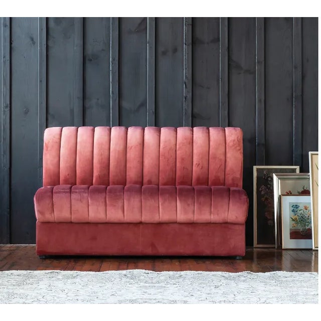 New special order item. Not vintage. The soft velvet upholstery of the Estelle Modular Sofa instantly adds a luxe quality....