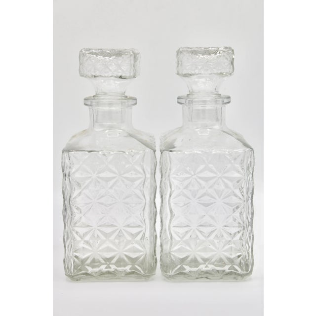 Antique English Crystal Cruet Decanter Set For Sale - Image 9 of 10