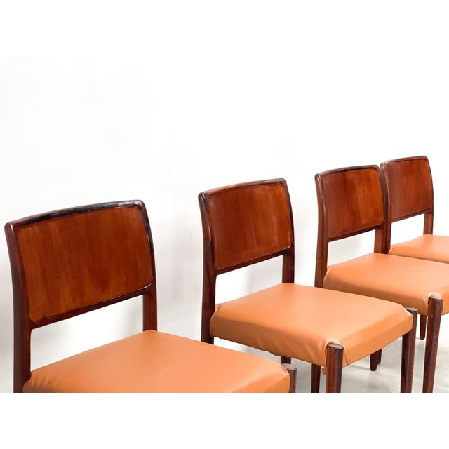 Vintage Scandinavian Dining Chairs, 1970s, Set of 4 For Sale - Image 10 of 12