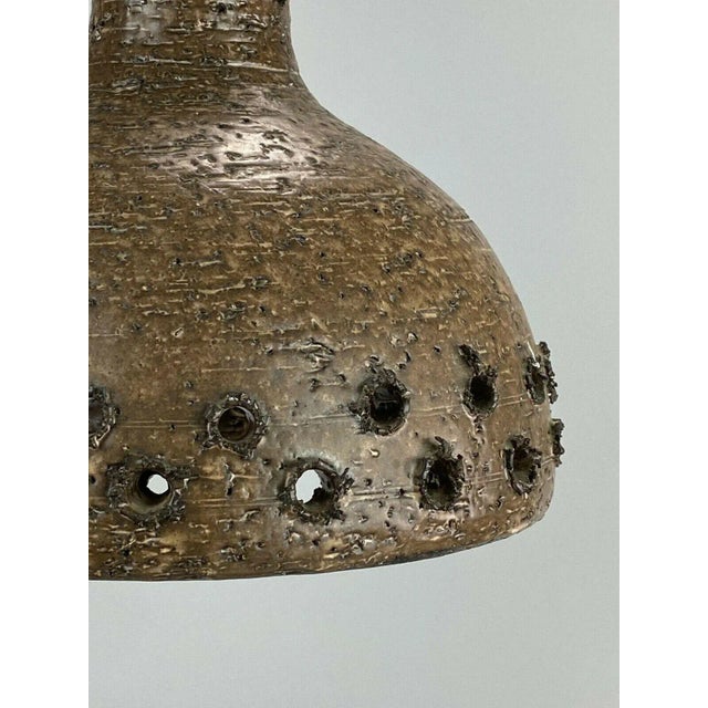 Ceramic Mid-Century Danish Space Age Ceramic Lamp For Sale - Image 7 of 12