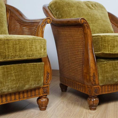 1940s Vintage Beregére Chairs, 1940s, Set of 2 For Sale - Image 5 of 9