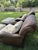 Mark Hampton for Hickory Chair Woven Lounge Chairs & Ottomans in Colefax & Fowler—Set of 2 For Sale - Image 10 of 18
