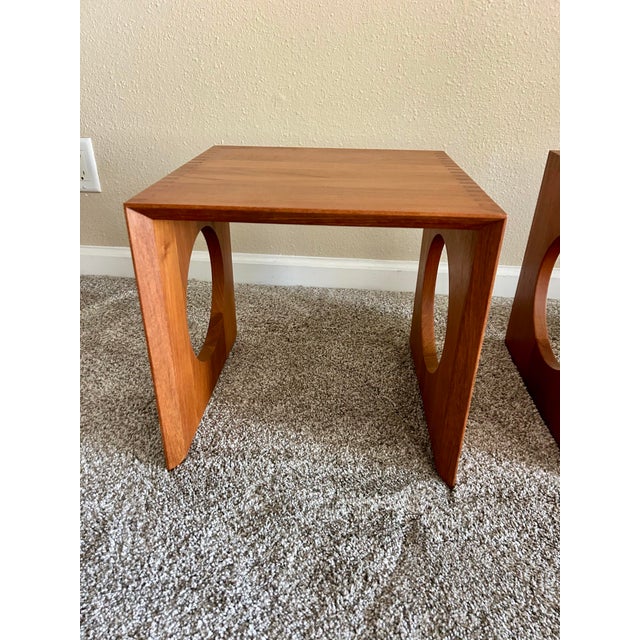 1970s Jens Quistgaard Cube Nesting Tables for Richard Nissen- A Pair For Sale In Palm Springs - Image 6 of 7