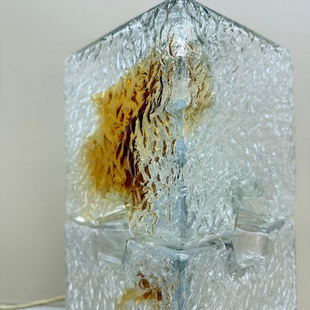 Murano Glass Table Lamp by Toni Zuccheri for Mazzega, 1970s For Sale - Image 16 of 17