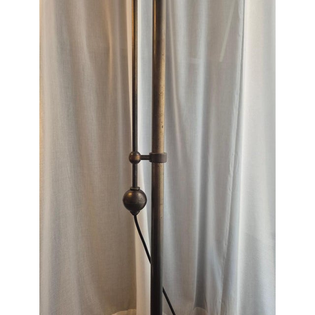 Swedish Grace Art Deco Floor Lamp in Bronze from Cebe, 1930s For Sale - Image 6 of 13