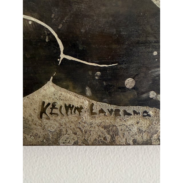 Phillip and Kelvin LaVerne "Ecstasy" Patinated Bronze & Pewter Wall Sculpture For Sale - Image 10 of 10