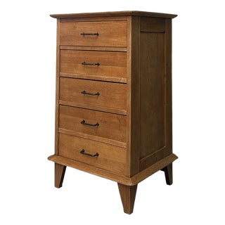 Small Vintage Chest of Drawers in Oak, 1960s For Sale