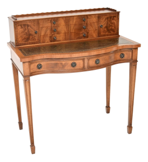 Vintage Writing Desk in Leather, 1930s