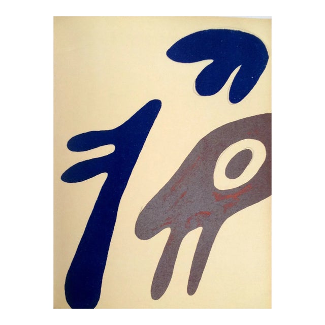 Jean Arp Original Lithograph XXe Siecle 1962 For Sale