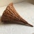 Wood Vintage Cornucopia Basket For Sale - Image 7 of 12