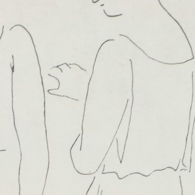 1940s Pablo Picasso Signed and Numbered Photogravure of Two Dancers From "Grâce Et Mouvement," 1943 For Sale - Image 5 of 7