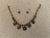 Vintage M. White Sterling Silver & Turquoise Shadow Box Necklace & Earrings For Sale - Image 4 of 4