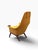Wood Adrian Pearsall High-Back Lounge Chair | Sculpted Walnut Base & Arm Caps | New Golden Yellow Upholstery | C. 1960s For Sale - Image 7 of 15