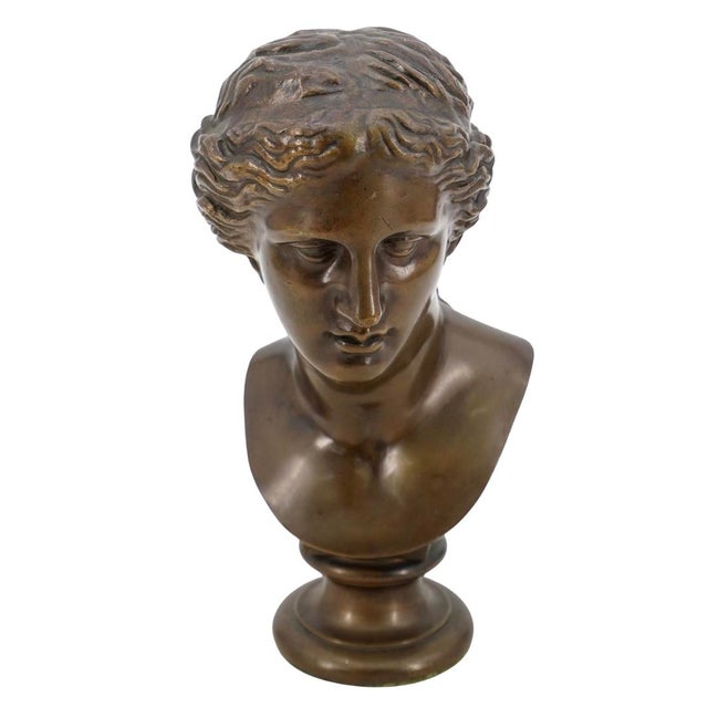 Late 19th Century Venus De Milo Bronze Bust For Sale - Image 5 of 5