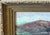Mid-Century Modern Mid Century Oil Painting in an Antique Gilt Wood Gesso Frame, Signed and Dated For Sale - Image 3 of 8