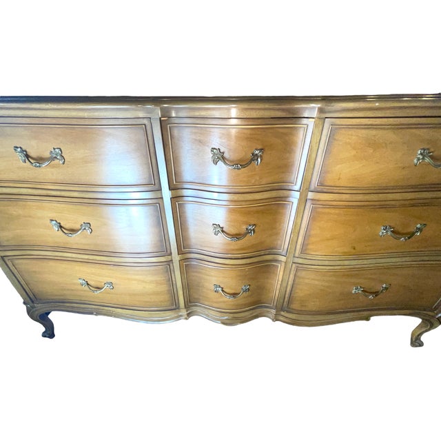 1970s Drexel Heritage Touraine French Provincial Triple Dresser Chairish